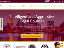 Tablet Screenshot of mag-lawyers.com